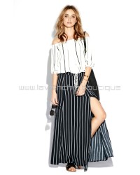 Rara Pinstripe Skirt